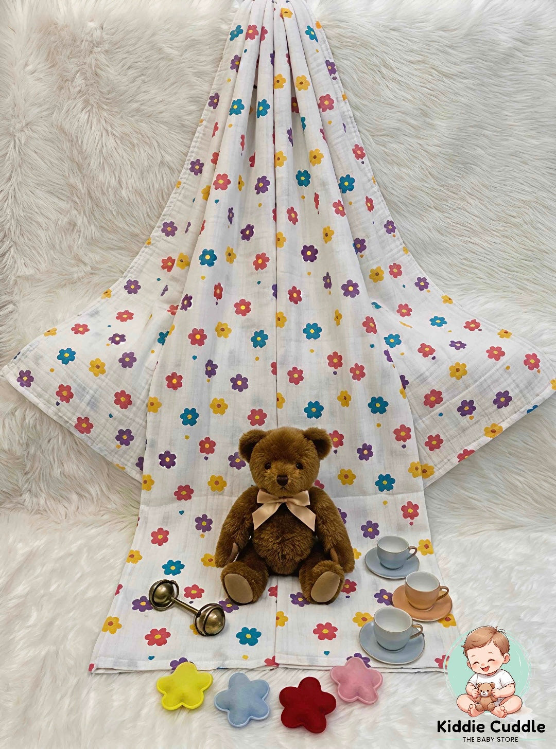 Crinkled Muslin Towels
