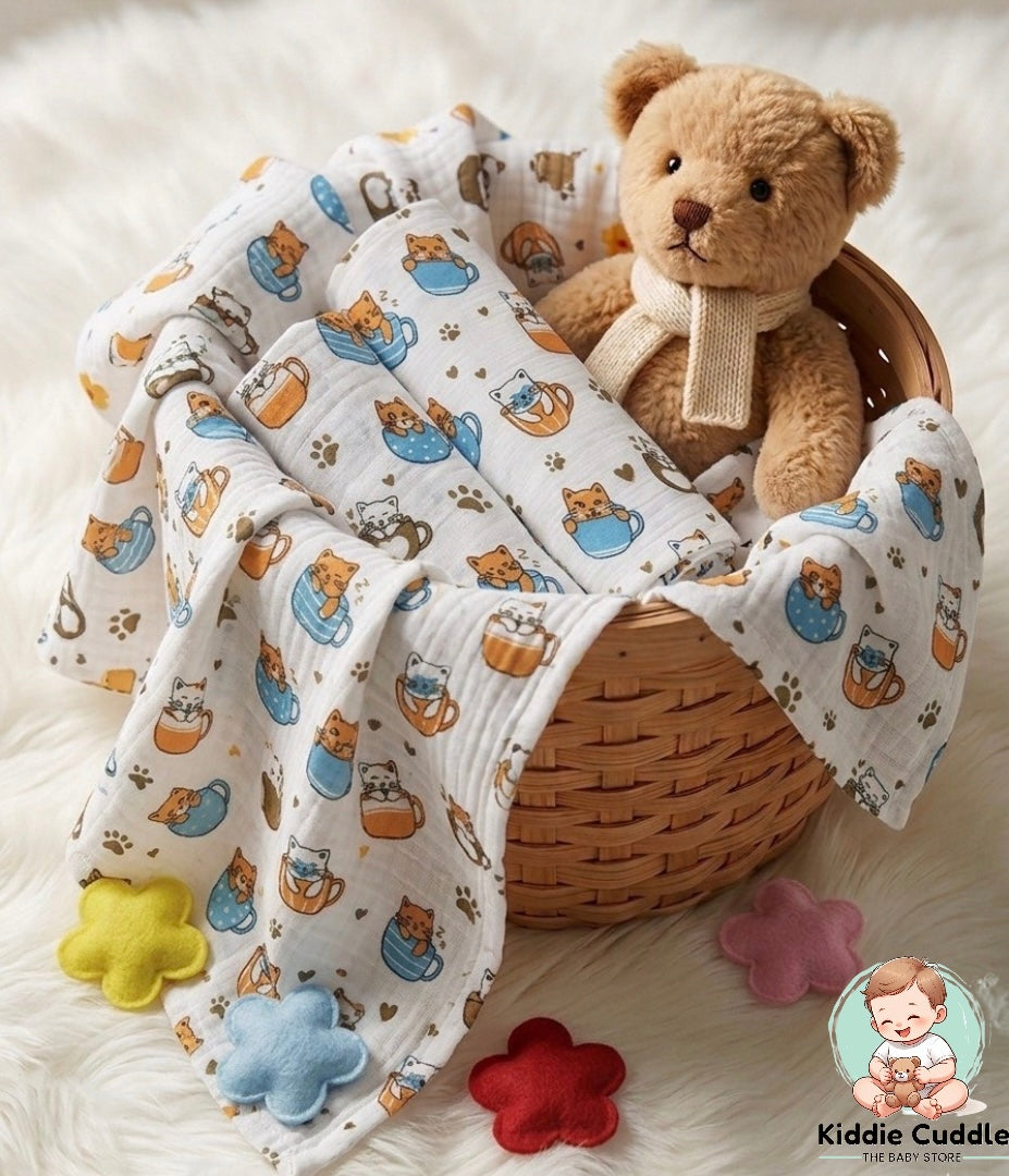 Crinkled Muslin Towel