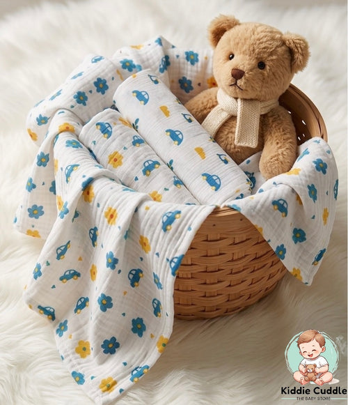 Crinkled Muslin Towels