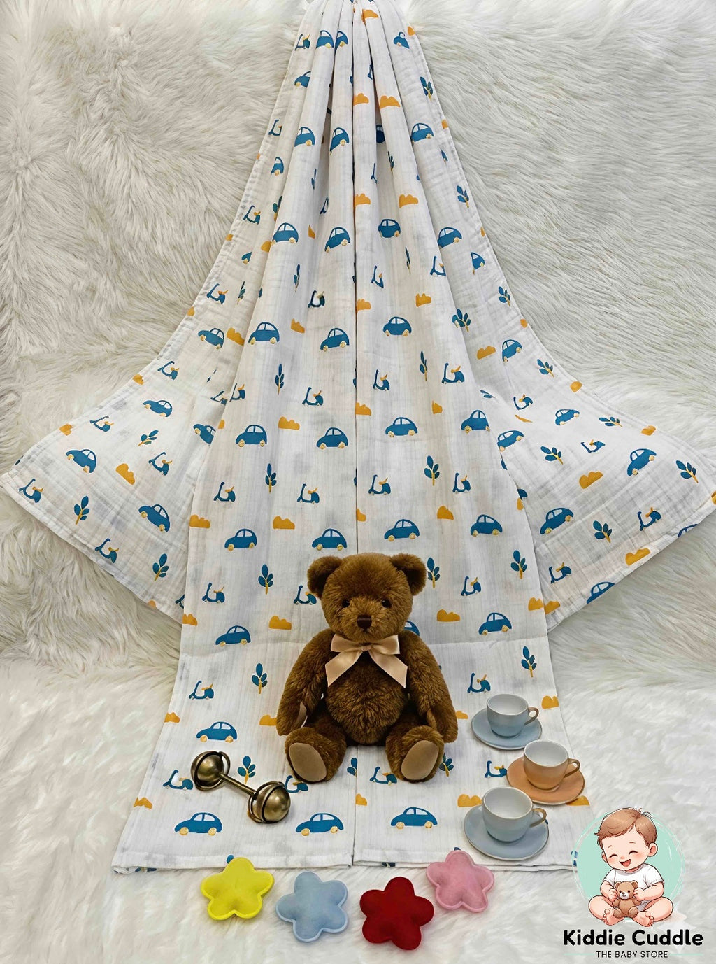 Crinkled Muslin Towels