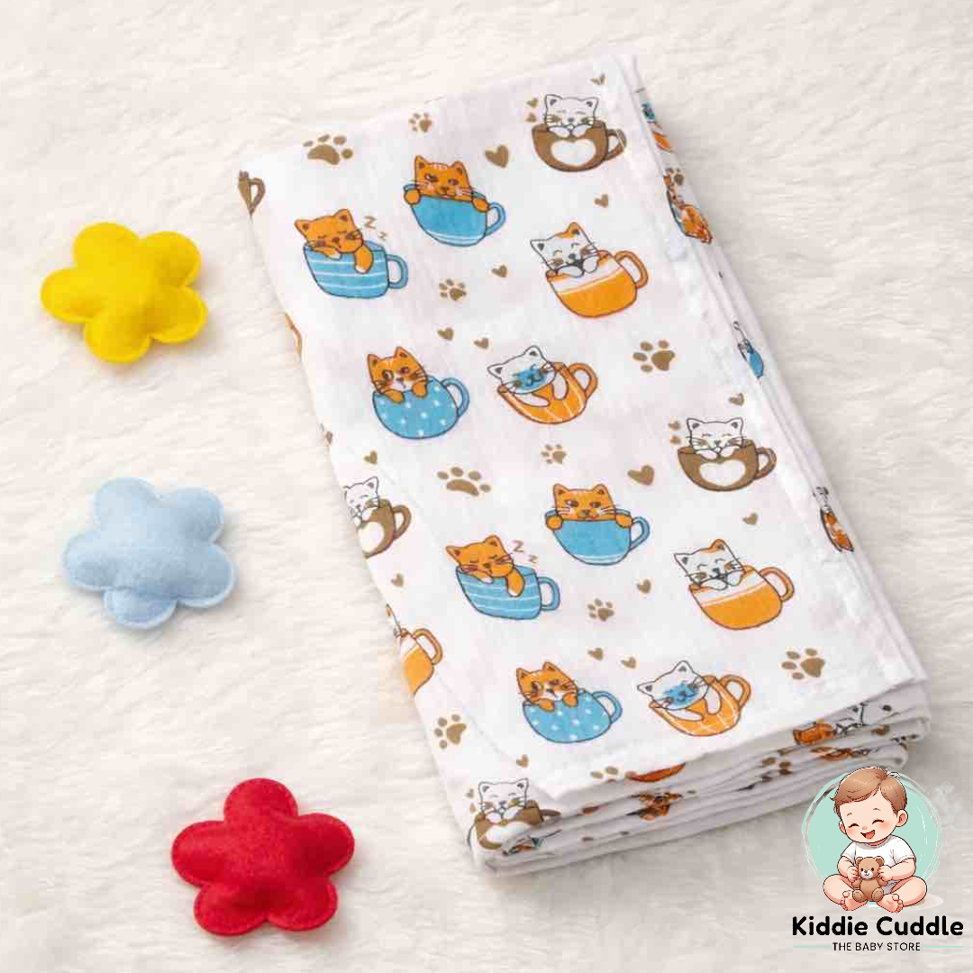 Crinkled Muslin Towel