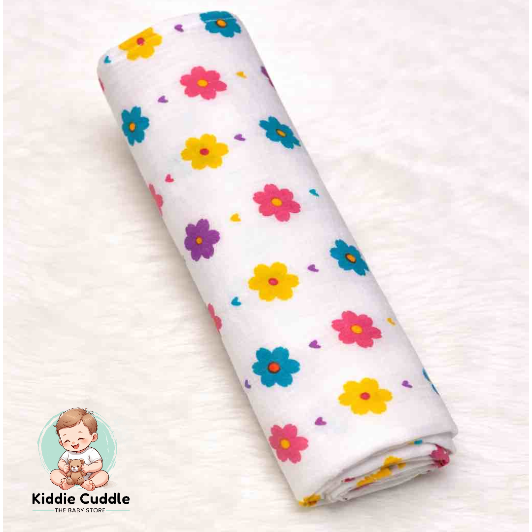 Crinkled Muslin Towels (pack of 4)